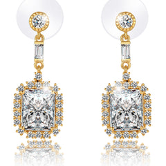 Captivating Lady earrings | Clear