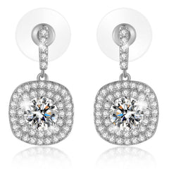 Dazzle Earrings  | Clear