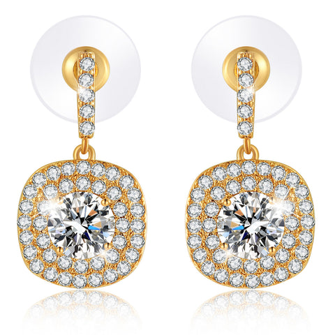 Dazzle Earrings  | Clear