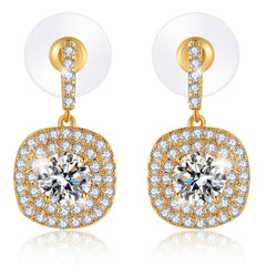 Dazzle Earrings  | Clear