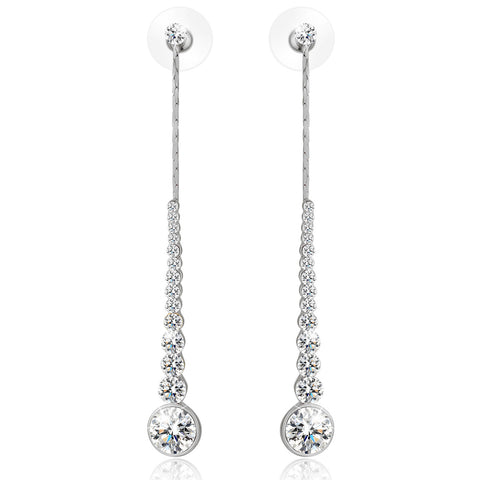 Pure Elegance Earrings | Clear