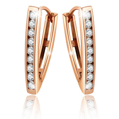 Viva Cut Earrings | Clear