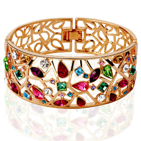 Krystal Gems Bangle | Multi-Colour