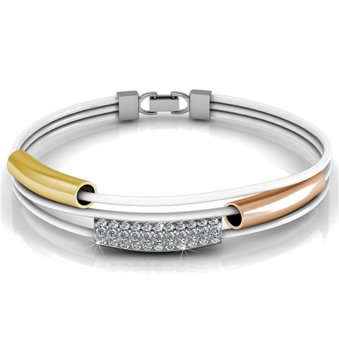 Artisan Tri-Tone Bracelet | Clear