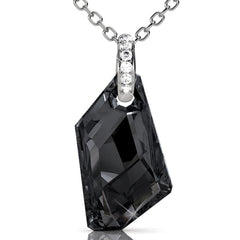 Adamantine Bond Pendant Necklace  | Clear