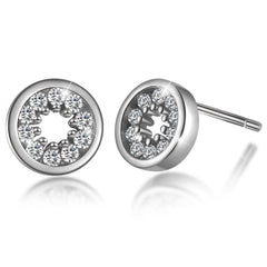 925 Silver Altair Earrings | Clear